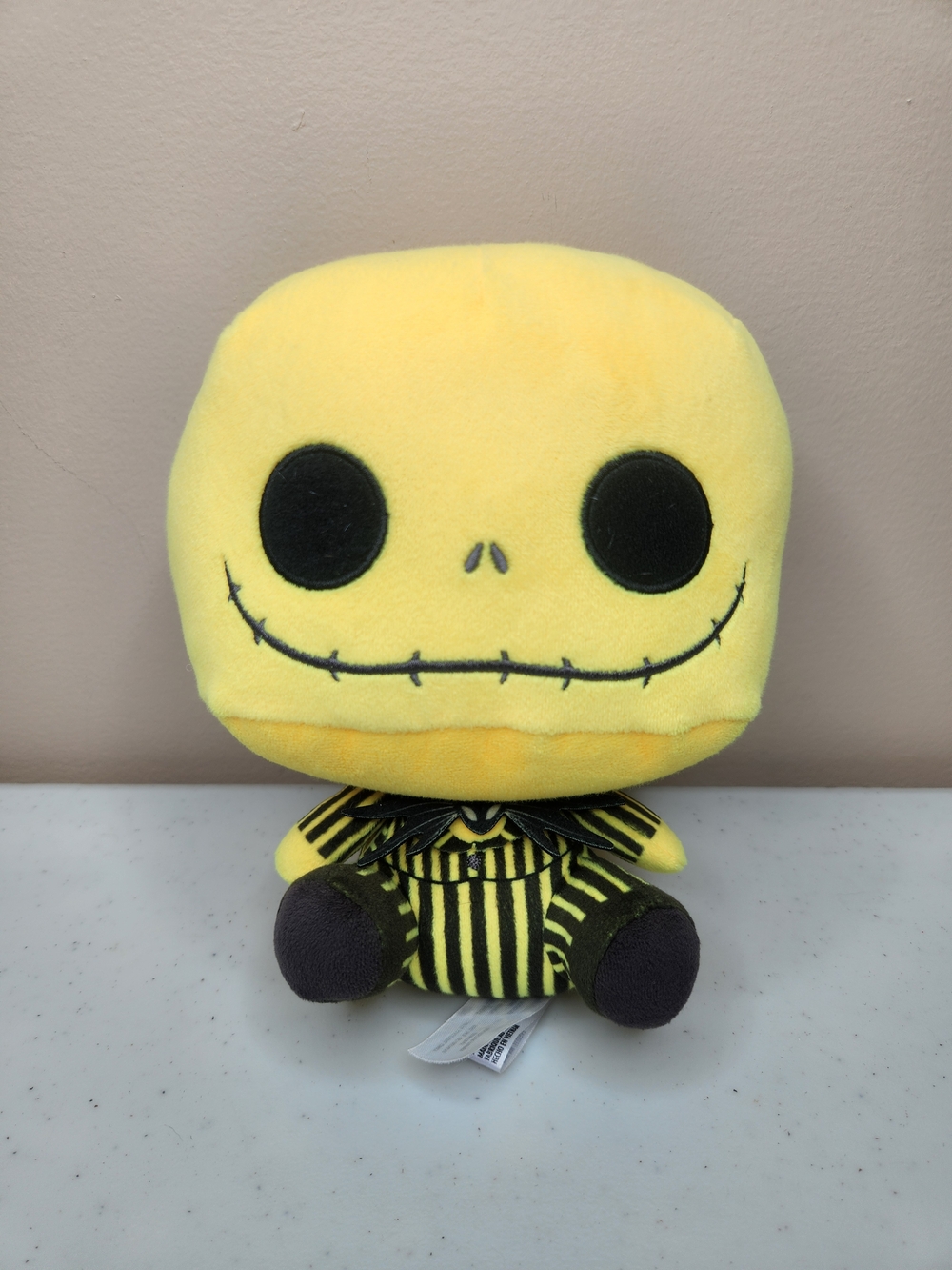 Nightmare Before Christmas Jack Skellington Funko Plush – Yellow/Black Variant
